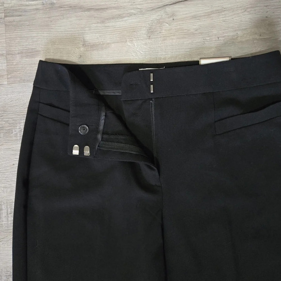 Chico's Ankle Slacks Trousers Womens Size 0.5(S) Black Straight Leg Soft - Picture 5 of 13